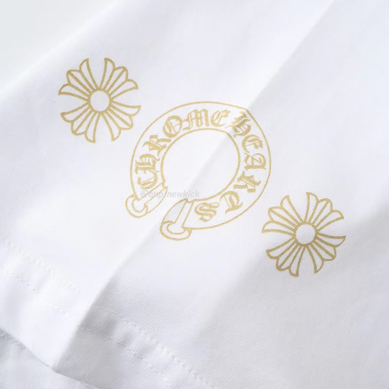 Chrome Hearts White Horseshoe Camo Tee (6) - newkick.app